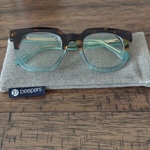 Peepers Tortoise and Blue Women's Glasses